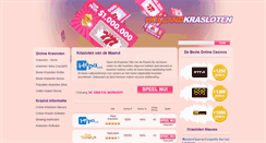 Desktop Screenshot of hollandkrasloten.nl